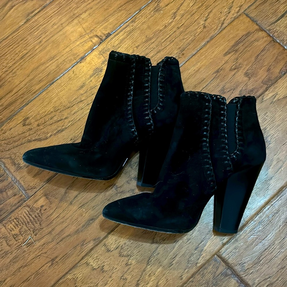Michael Kors collection suede ankle booties